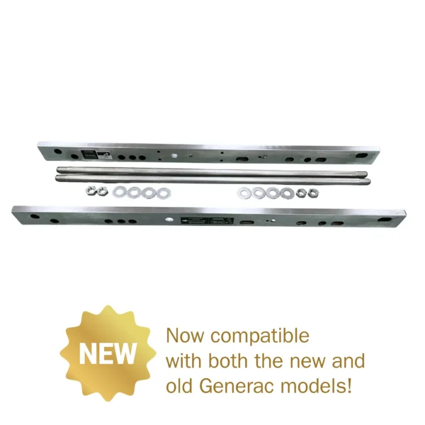 Wide Base Rails & Rods Only Upgrade Package
